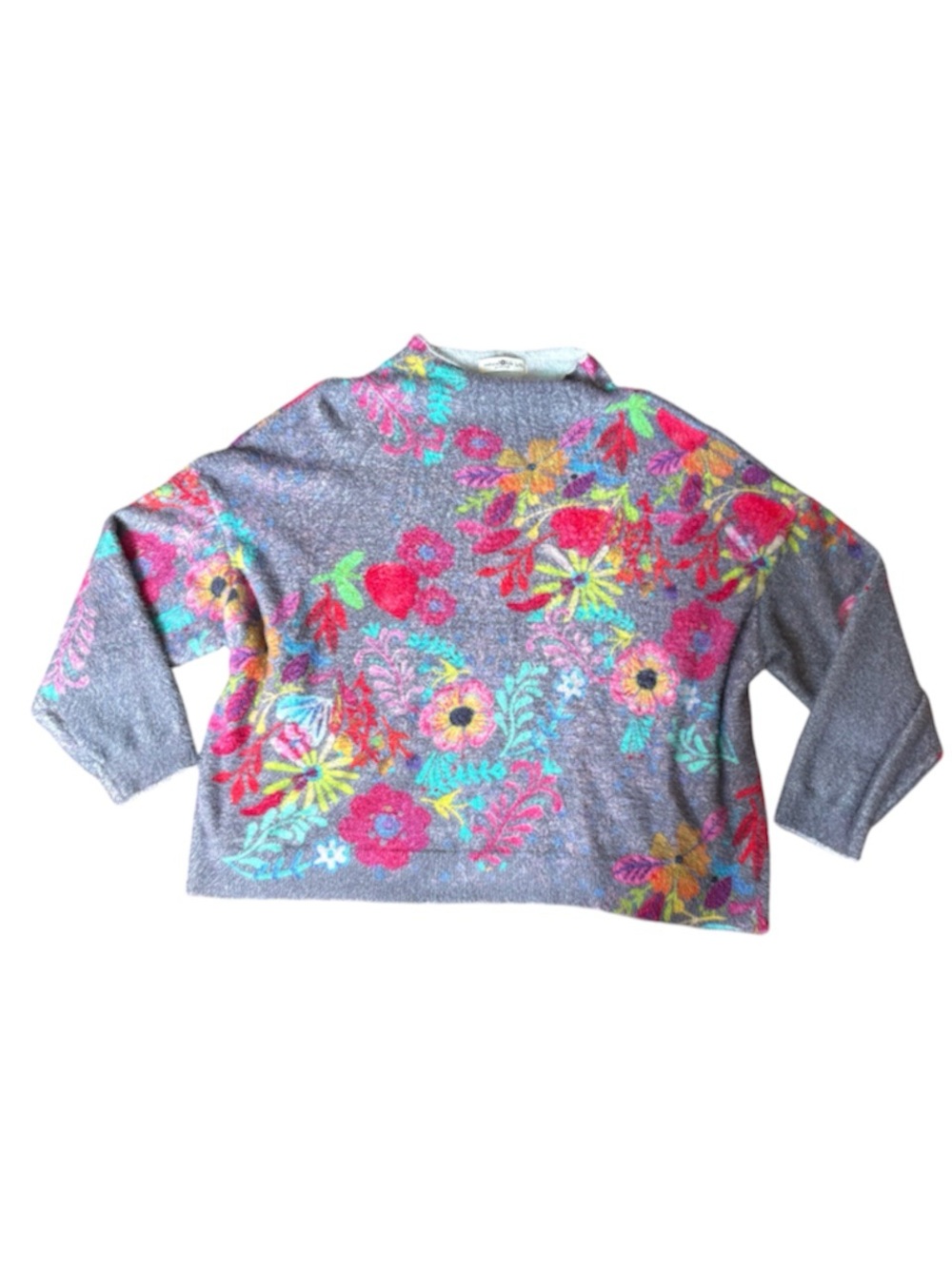 Natural Life lavender floral sweater